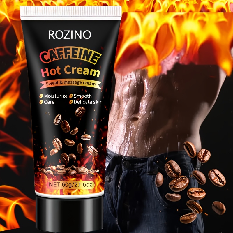 Rapid Warming And Toning, Coffee-Infused Sweat Cream for Women Targeting Belly, And a Cream for Men to Enhance Abdominal Workouts. This Sweat Cream Helps Reduce The Waistline, Providing Noticeable Results in a Week When Applied Evenly for Hydration. - Image 2