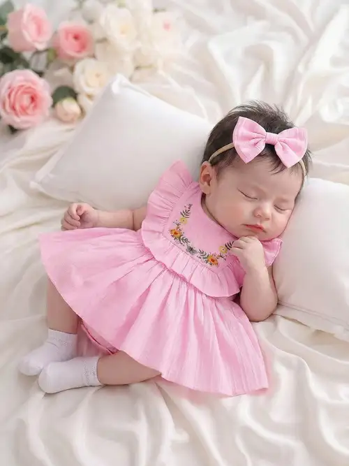 infant holiday dresses ZPWKLM Hawaiian For Girls Sleeveless Solid Color Flower Tulle Dance Party Princess Clothes Dress Size 6-12 Months, Infant Costume Walmart Infant Christmas Dresses