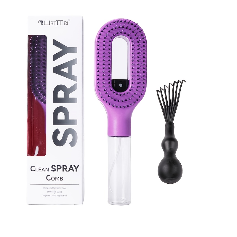 2pcs Spray Hair Brush Set with Hollow Vented Fast Drying Brush
