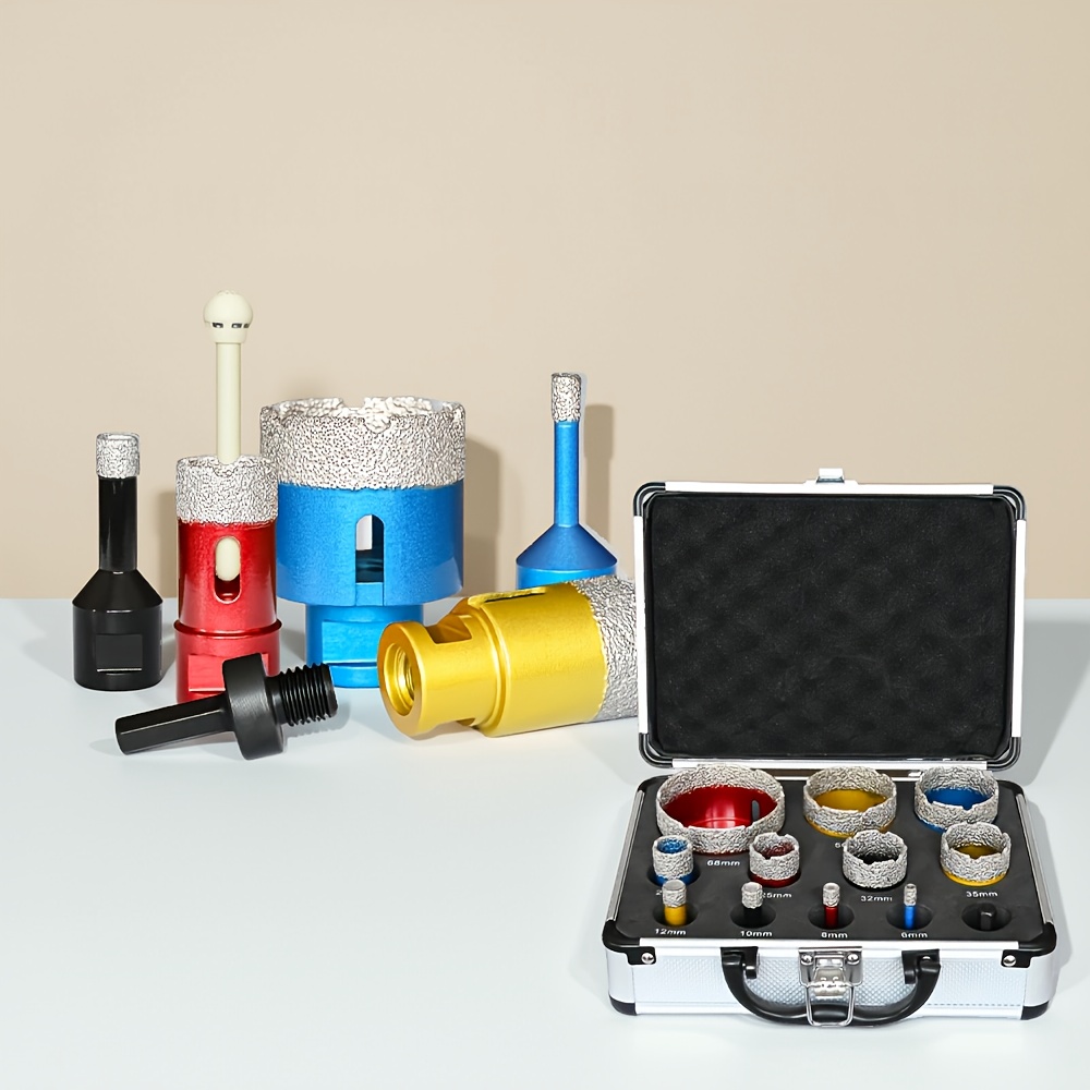 TEMU M14 Brazed Hole Opener, Hole Opener For Ceramic Tiles, Punching Drills, Dry Drilling On Glass, Marble, Stone, Ceramics, Full Porcelain And