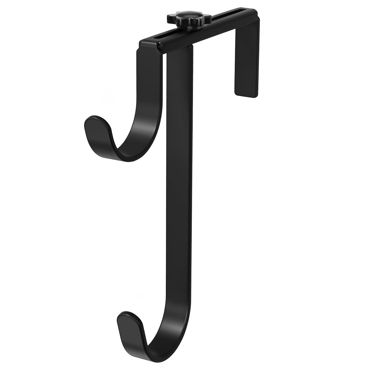 TEMU 1pc Pool Pole Hooks, Adjustable Thickened Panel Pool Fence Equipment Hooks Metal Hangers For Hanging Tool For Fence Pool, Wall, Skimmers, Hose,