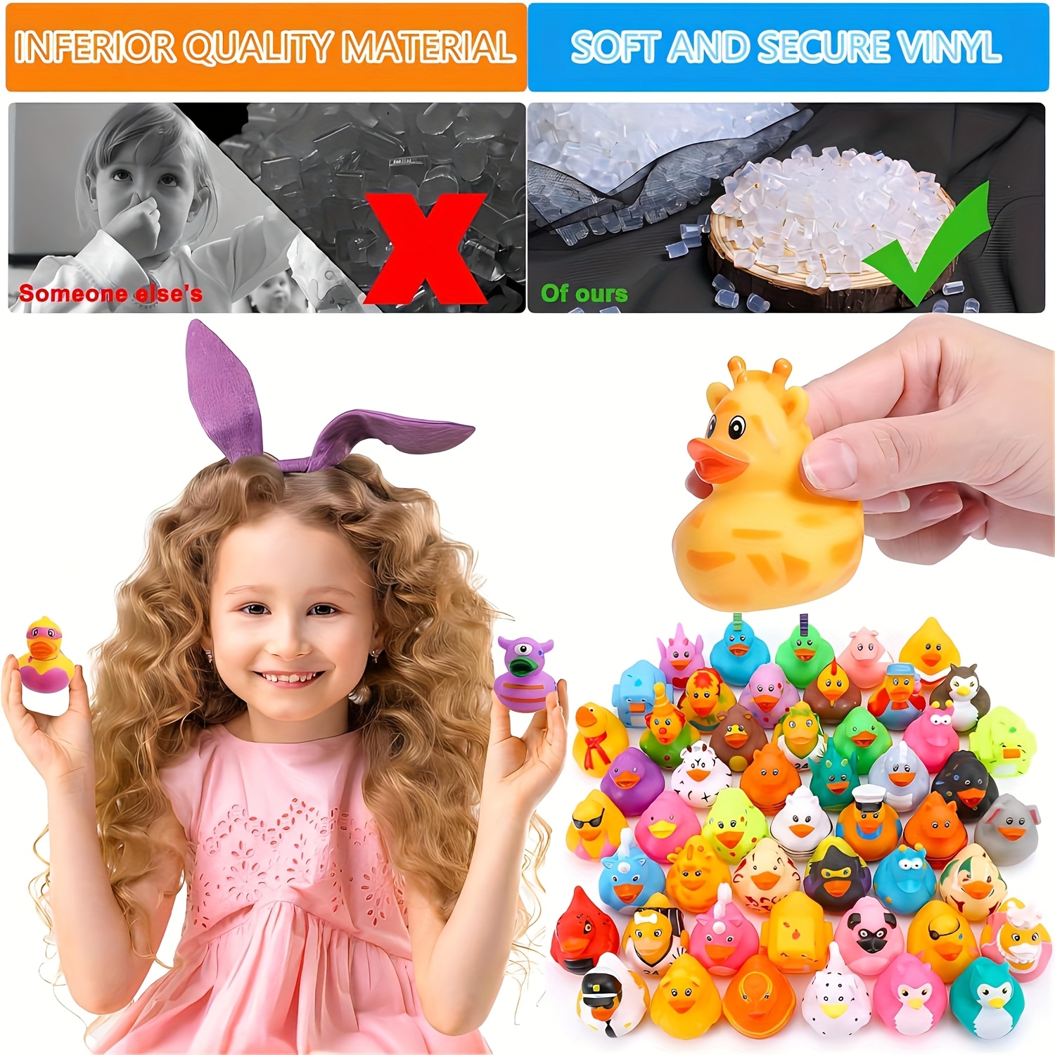 15/30pcs Colorful Rubber Ducks Toy Duckies for Kids and Toddlers, Bath Birthday Baby Showers Classroom, Summer Beach and Pool Activity, Youngsters Toys, Bathtub Swim Bathing, Youngsters Shower
