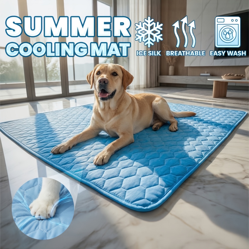 2026   upgrade summer pet cooling mat   bed     pet   breathable mesh bed     or dog cool and comfortable   long suitable for small medium and large pets