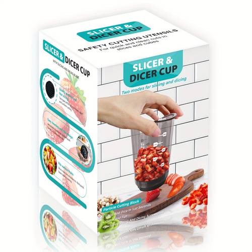 cup slicer strawberry slicer egg slicer slicer salad per manual fruit ping processor kitchen gadget with slicing dicing mini dice with three accessories