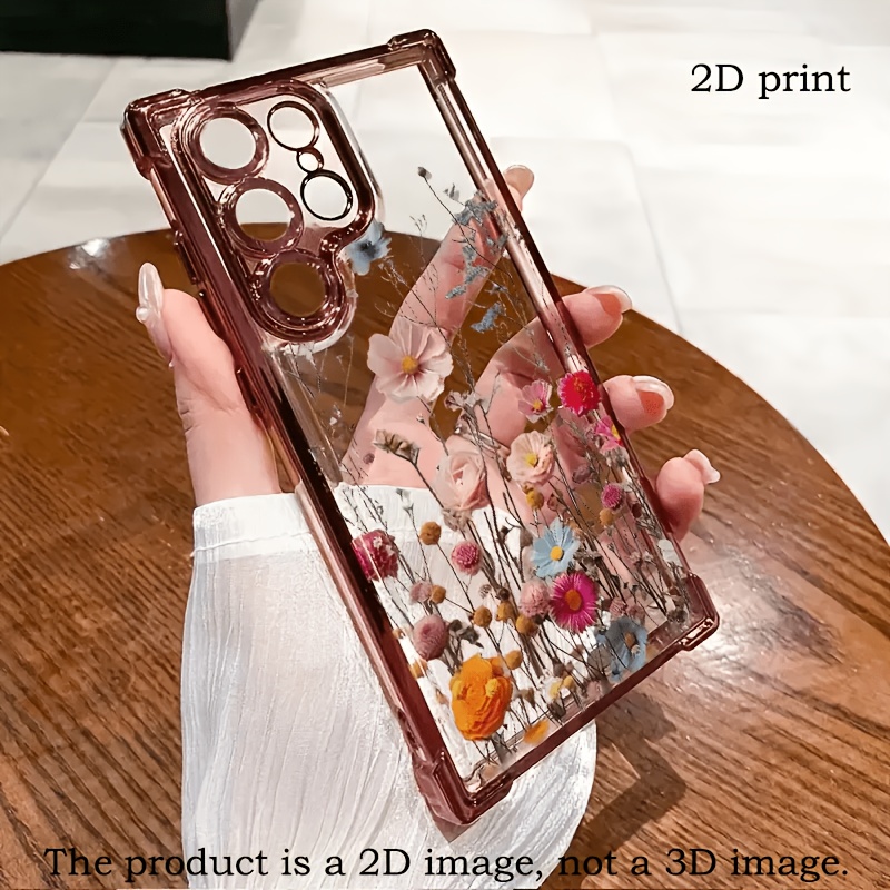 TEMU Phone Case: New 2d Flat Colorful Floral Pattern High-value Protective Case, Suitable For Galaxy S23/ Galaxy S23+/ Galaxy S23 Ultra/ Galaxy S23