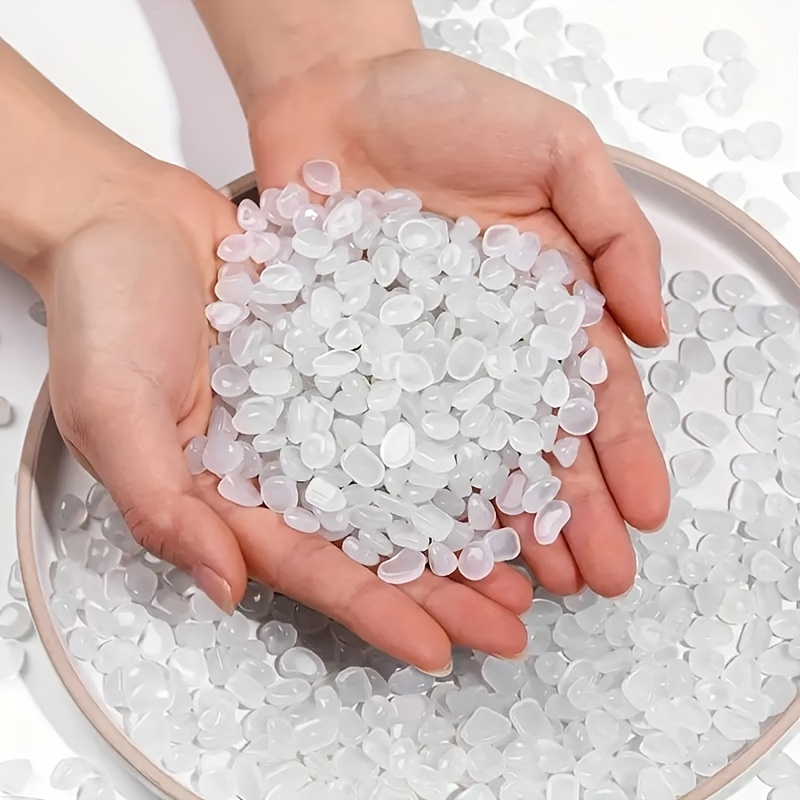 Image of 308pcs Uv Activated Luminous Stones | Colorful Long-lasting Fluorescent Pebbles