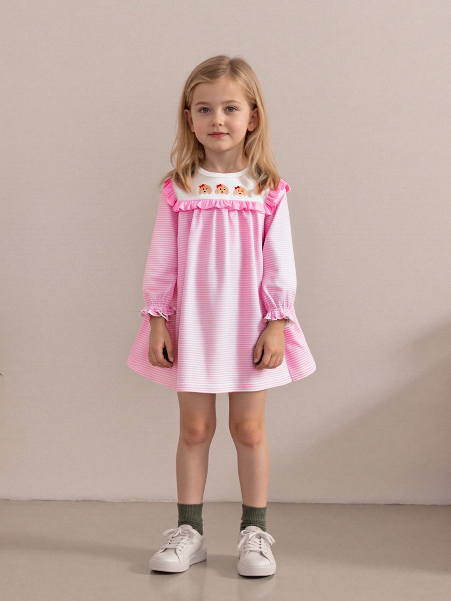 cute pink dresses for kids sold on Temu United States