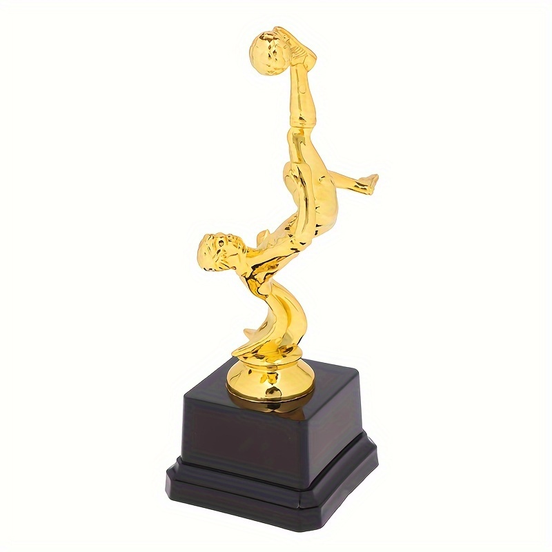 mini soccer trophy perfect for home decor office desk bookshelf display ideal gift for sports fans details 1