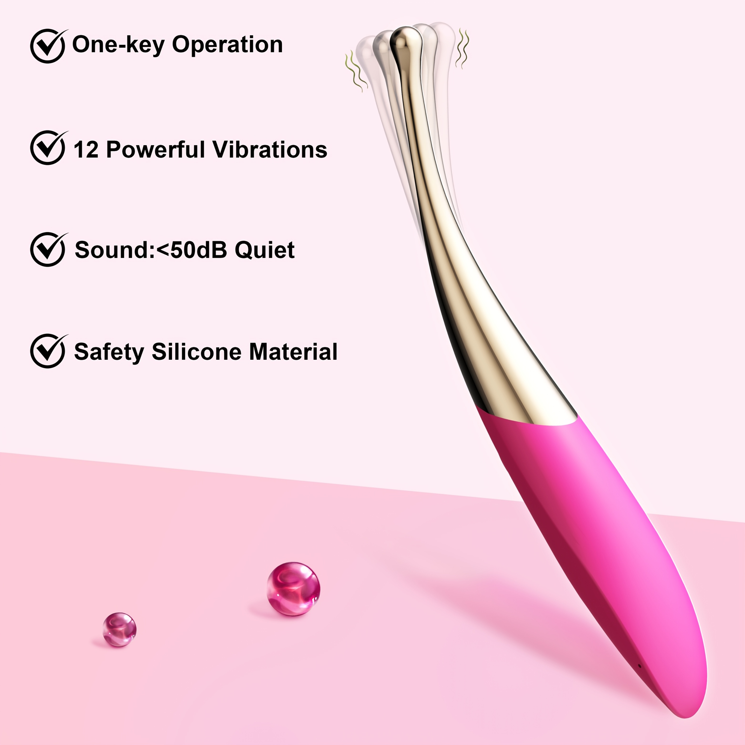 vibrationsstimulator für frauen mit präziser brustwarzenmassage - mini-anal-bullet- , 12 starker vibrationen, leises wiederaufladbares erwachsenenspielzeug Produktdetails 4