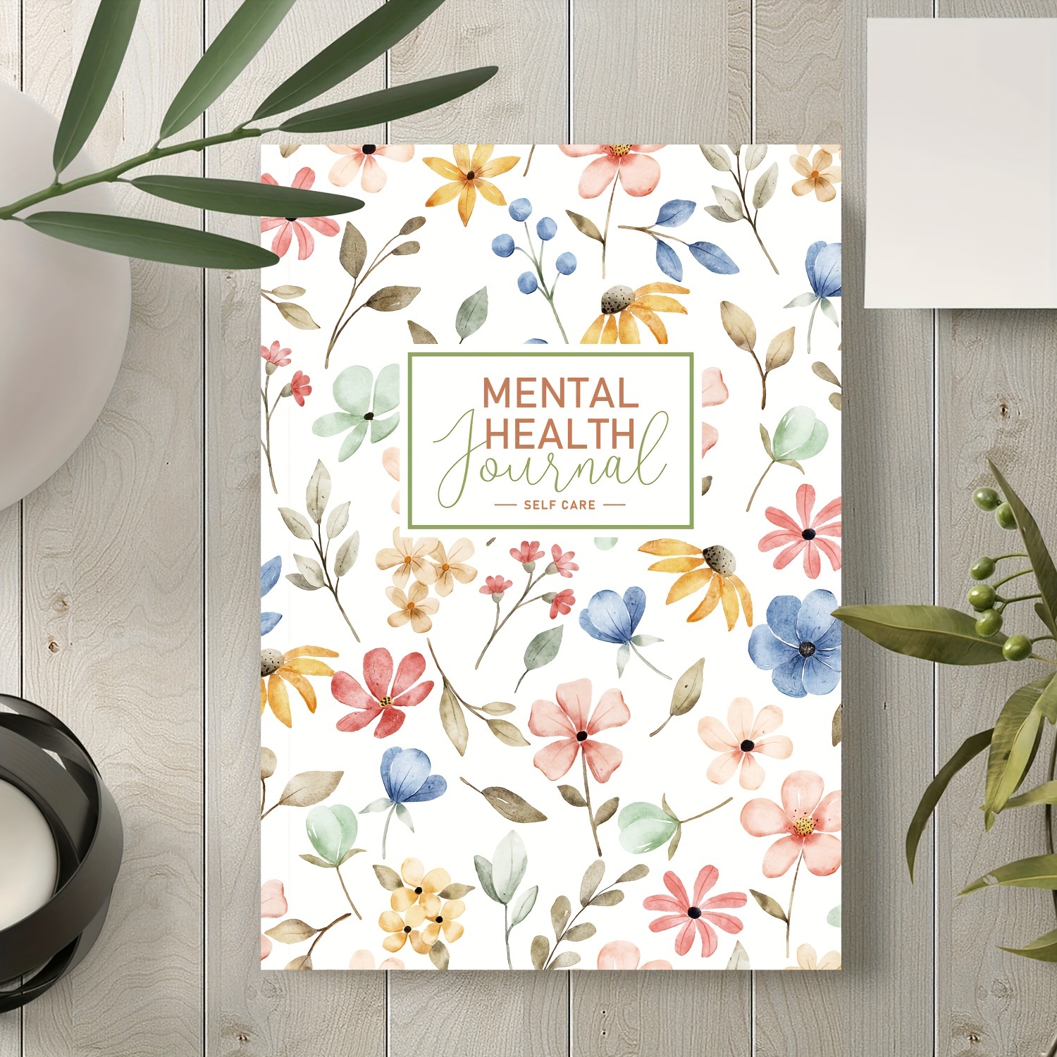 A5 Daily Mental - Self-care, Meditation & Emotional Tracking Diary For Men And Women - Anxiety Relief Aid