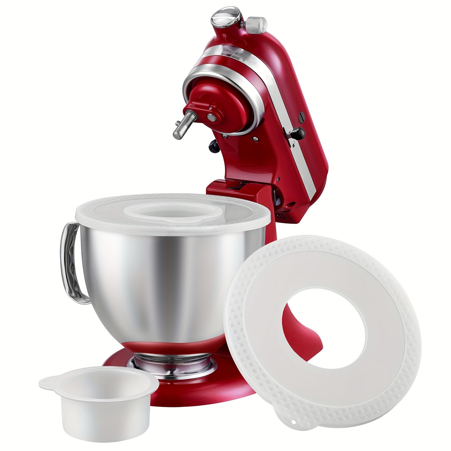 

2 Pack Mixers Bowl Covers For Kitchenaid 4.5-5 Quart Tilt-head Stand Mixers Bowl Covers Lid With 1 Mat For Free Gift