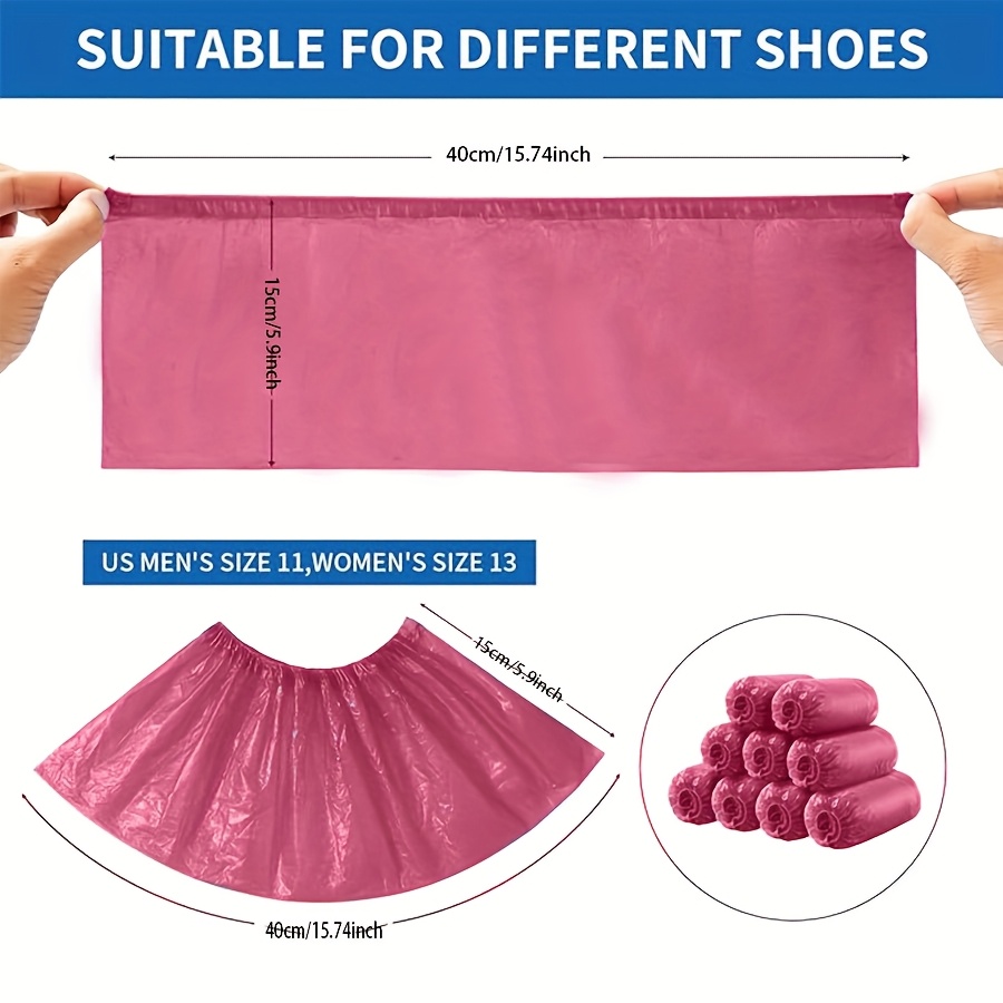 disposable anti slip shoe covers waterproof indoor booties Temu
