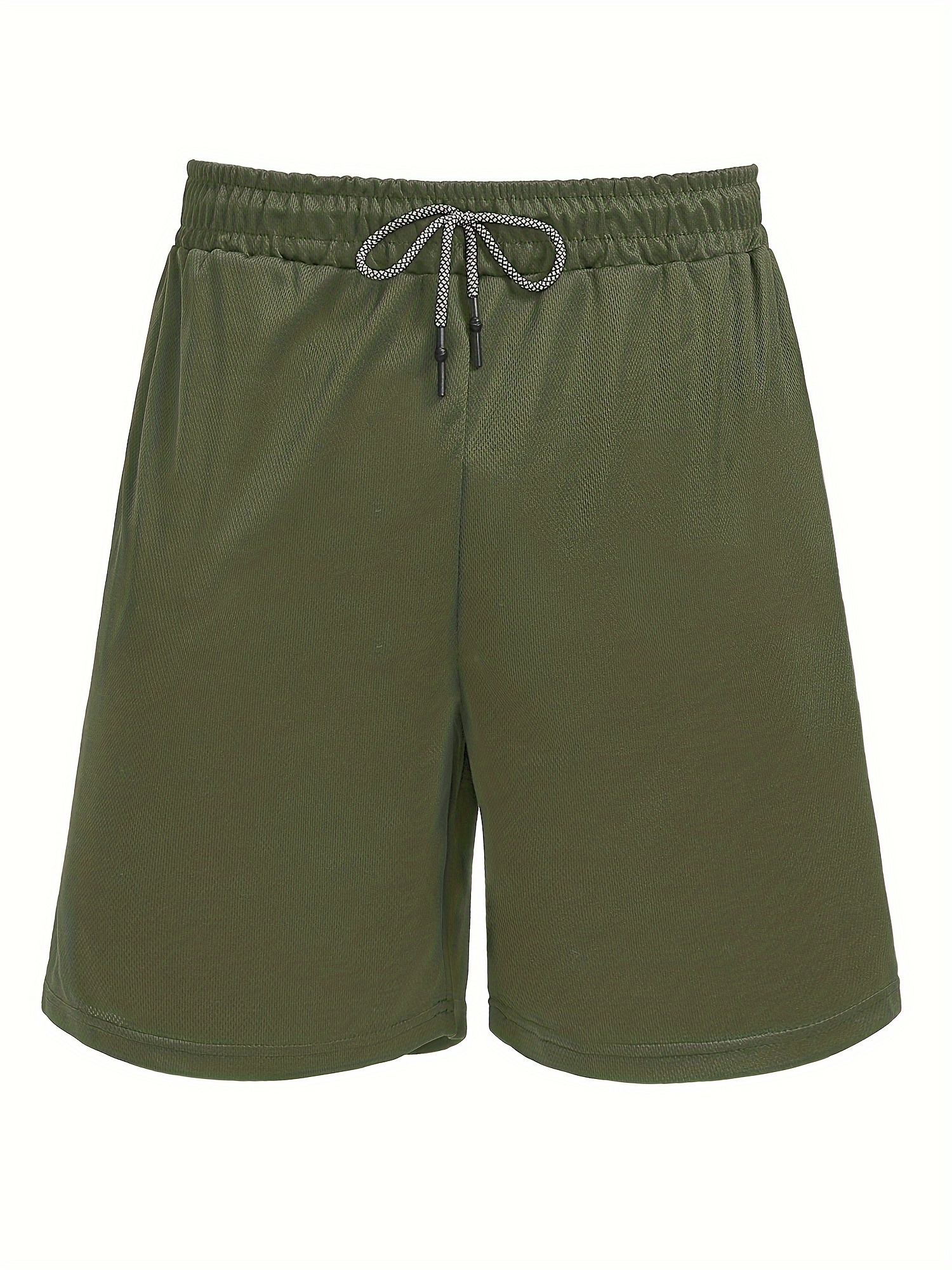 s Running Shorts 7 Inch Gym Shorts Mesh Active Basketball Shorts For Army Green XL