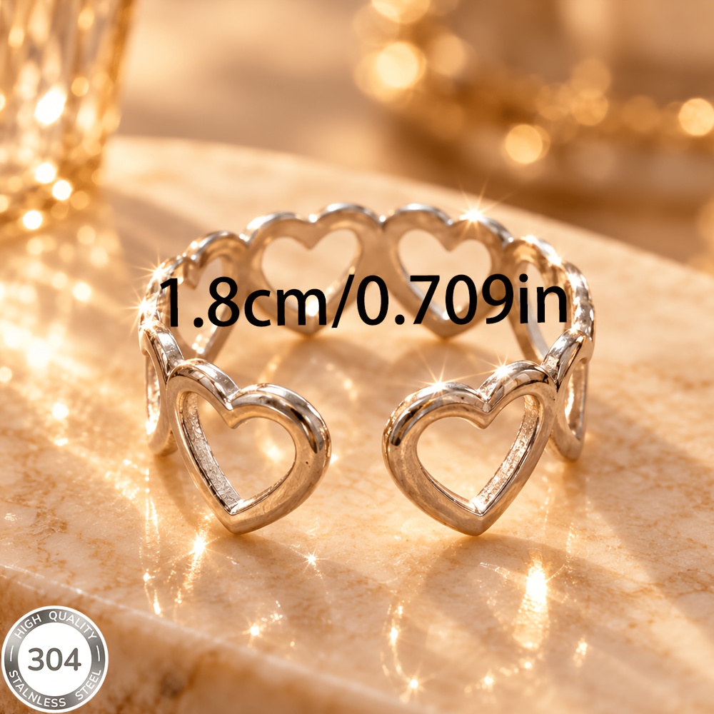 High-Quality Open-End Ring, Unisex Birthday Gift