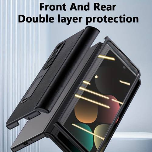 item picture phone case for samsung galaxy z fold 4 phone axis hinge all inclusive protective case shell and membrane integrated