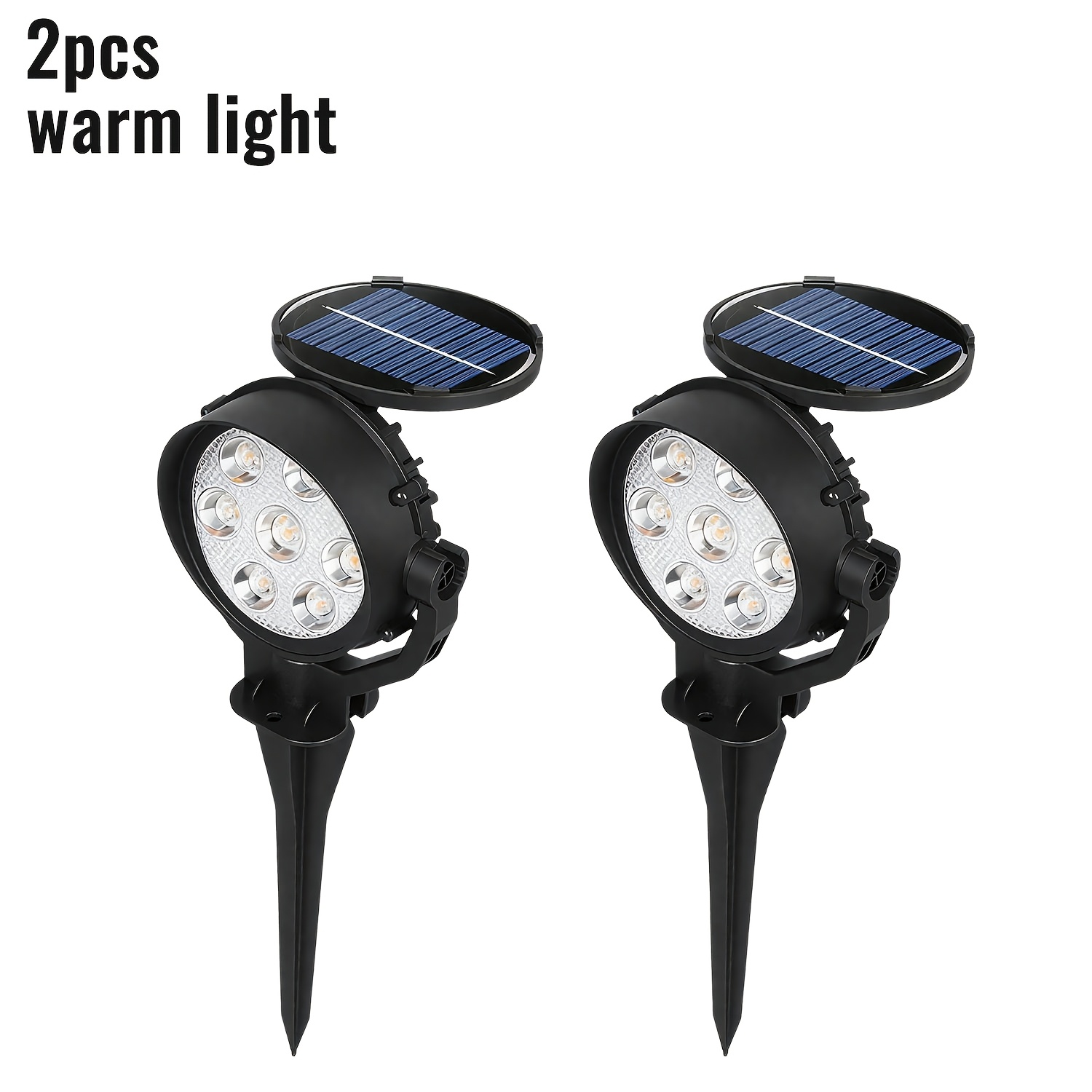 2pcs Solar Outdoor Lighting, Garden Lights. Add An To Or Courtyard. , Highlighting Specific Plants, Or A Cozy Ambiance, Lights Are Suitable For Outdoor .