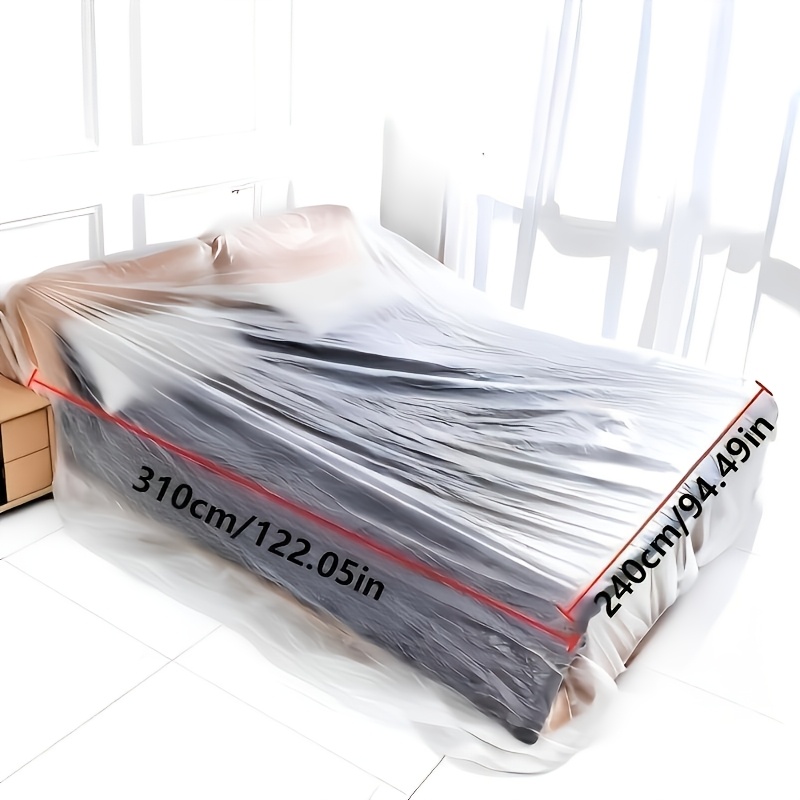 1/2pcs Set Of Extra Large Bed Cover And Mattress Protector, Made Of Premium Film, With Elastic Drawstring, Bed Sheet Set, Bed Cover, Single Bed Sheets, Bed Cover Set