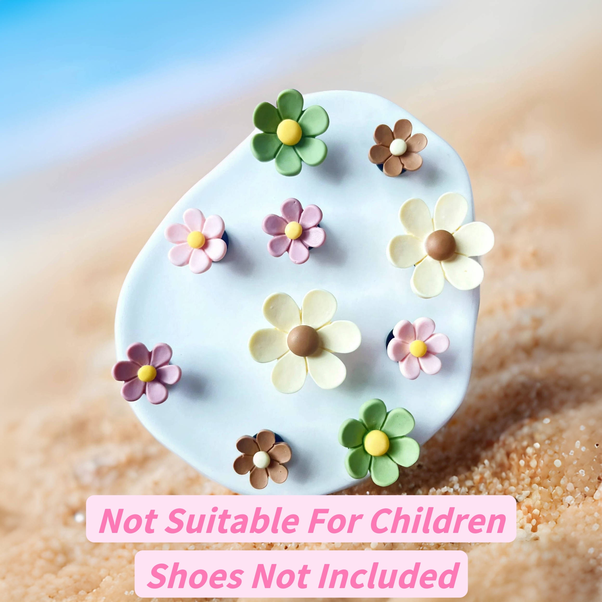 Image of 10pcs Cute Series Diy Shoe Decoration Charms For Clogs Jigs, Bubble Slides, Sandals, Diy Shoe Accessories For Holiday Gift, Party Favors - Fashionable And Detachable
