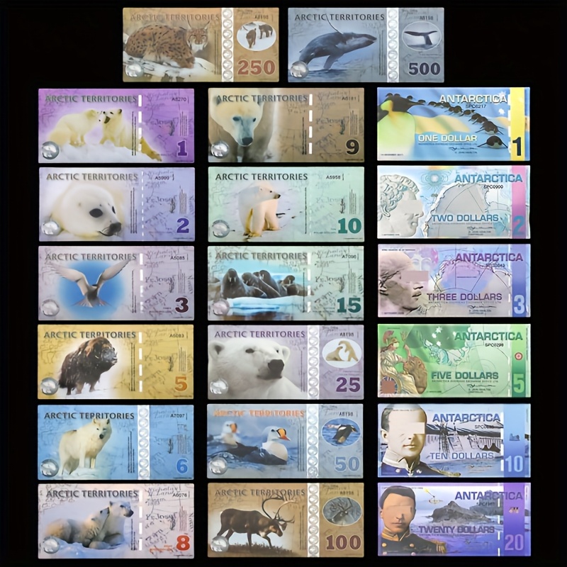 20pcs set of   and   commemorative coupon     precious animal patterns collectible crafts   used for holiday gathering home decoration holiday gift
