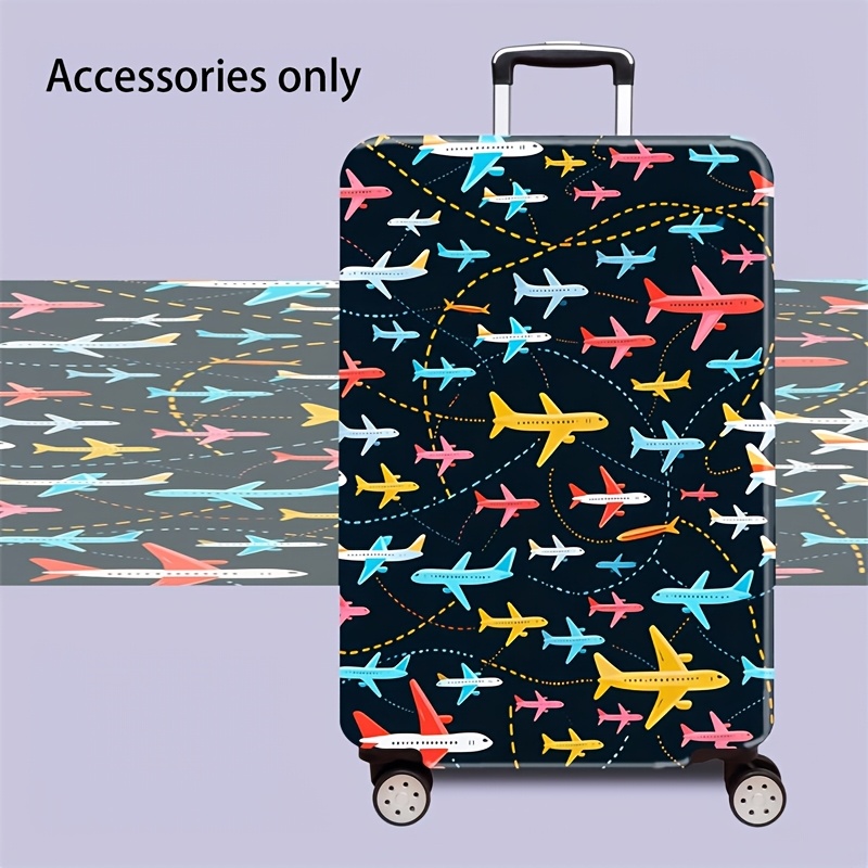 TEMU da Viaggio �� Motivo �� Protezioni da Viaggio Antipolvere ad Elasticit�, Cover Antigraffio per Valigie da 45.72-81.28Cm, per Viaggi e Uscite, Sol
