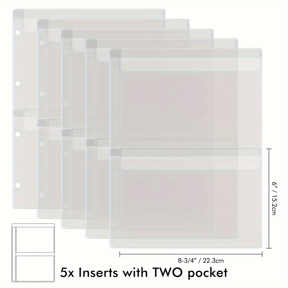 A4 Storage Book Binder/0.3mm Magnetic Sheets Envelope Storage Pockets For Die And Stamp Folder Craft Organization Bags