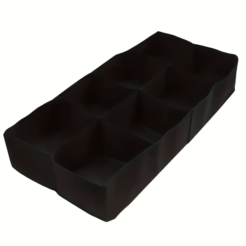 TEMU 3 X 6 Ft 8-grid Felt Garden Planter Bag, Lightweight Breathable Rectangular Elevated Planting Bed, Durable Indoor Outdoor Grow Container For