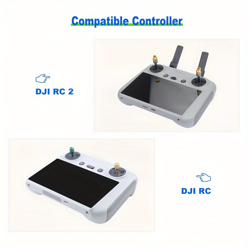 E-shop 2 Stück 9H Härte Gehärtetes Glas Displayschutzfolie für 4 Pro/Air 3/ 3 Pro/Mini 3//Air 2S RC/RC 2 Fernbedienung, Glänzendes Finish, Kratzfestes