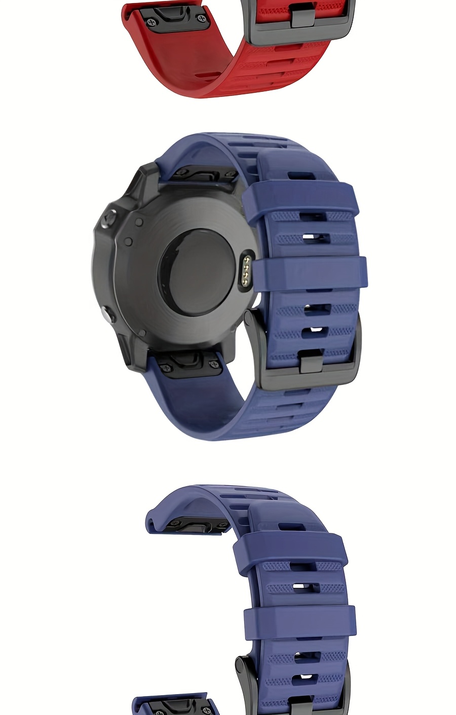 26mm, 22mm, 20mm Silicone Watch Band Straps for Garmin Fenix 6X 6 6S Pro 7X 7 Easyfit Wristband Fenix 5 5X 5S Plus Smartwatch Bracelet, Smartwatch Replacement Strap, Smartwatch Accessories, Smartwatch Strap