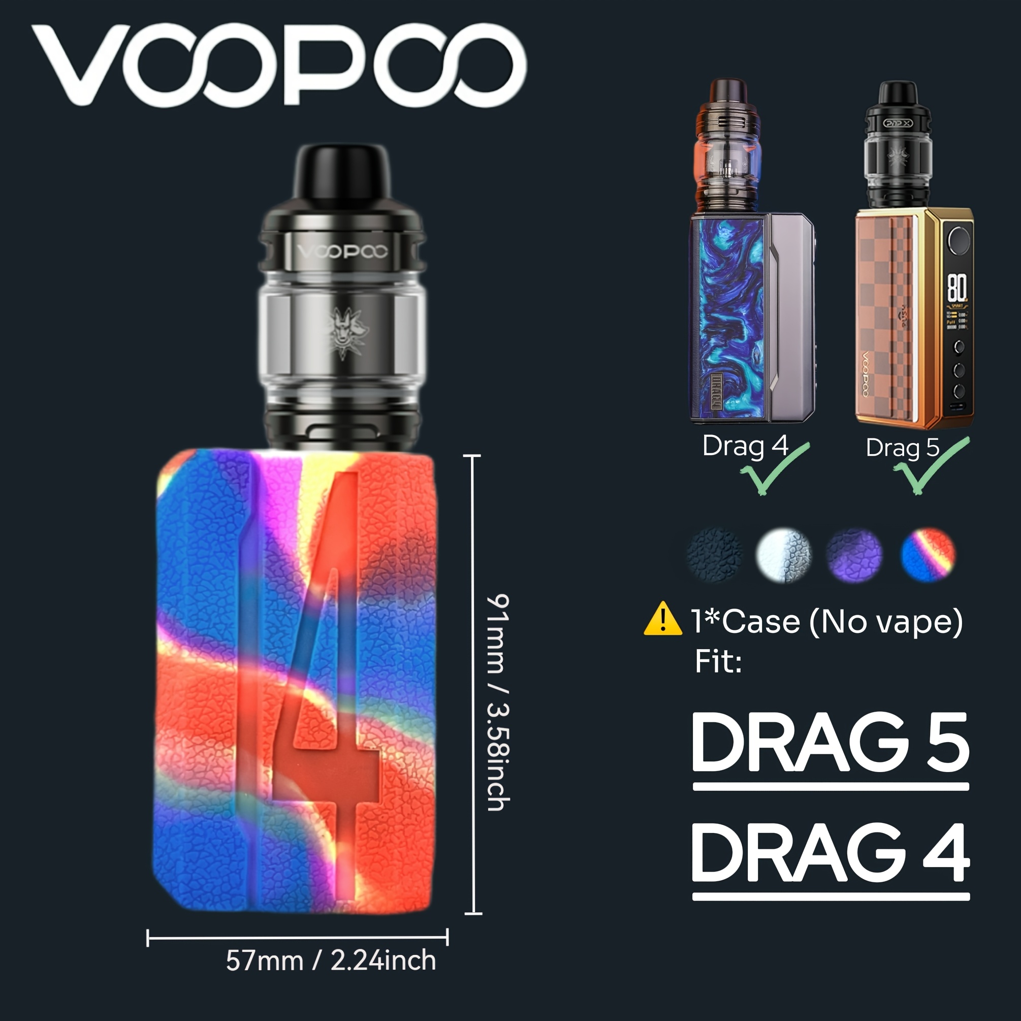 oxva xlim se galaxy 1pc voopoo drag5 drag 4 suitable protective case anti drop
