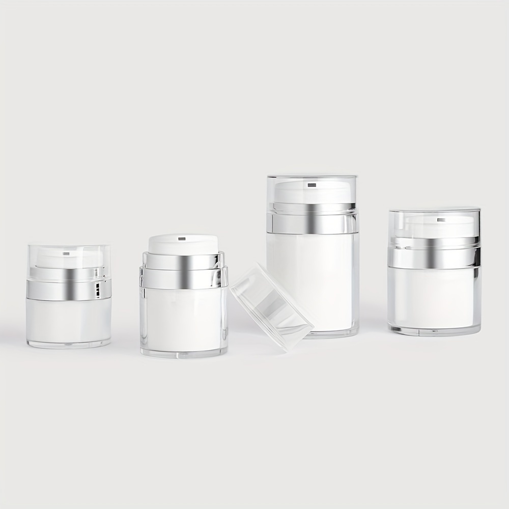 

Yuemeimoment Airless Pump Jar For Creams & Lotions - Fragrance-free, 15ml/30ml/50ml/100ml Sizes - Foundation, Liquid, And Barrier Creams