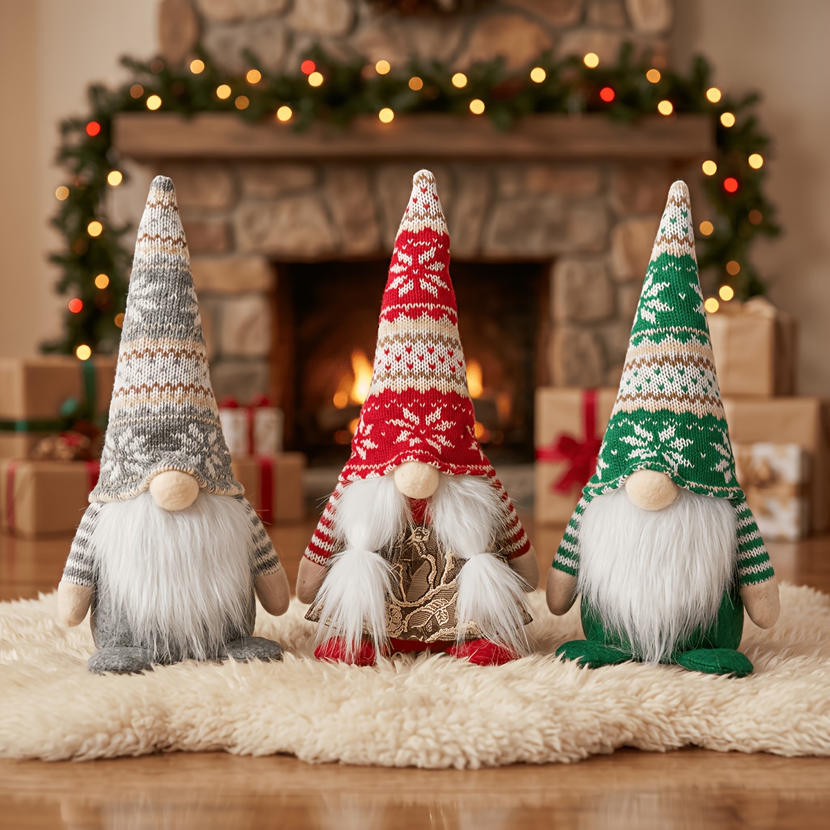 TEMU Statuette da Natale Gnomi Decorazioni Senza Decorazioni Natalizie per Appendere a Casa Feste di Natale Decorazioni Festivit�