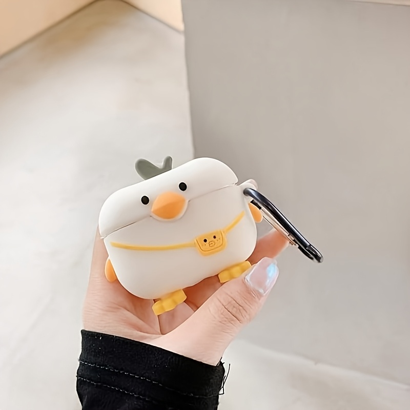 TEMU Backpack Duck Earphone Case