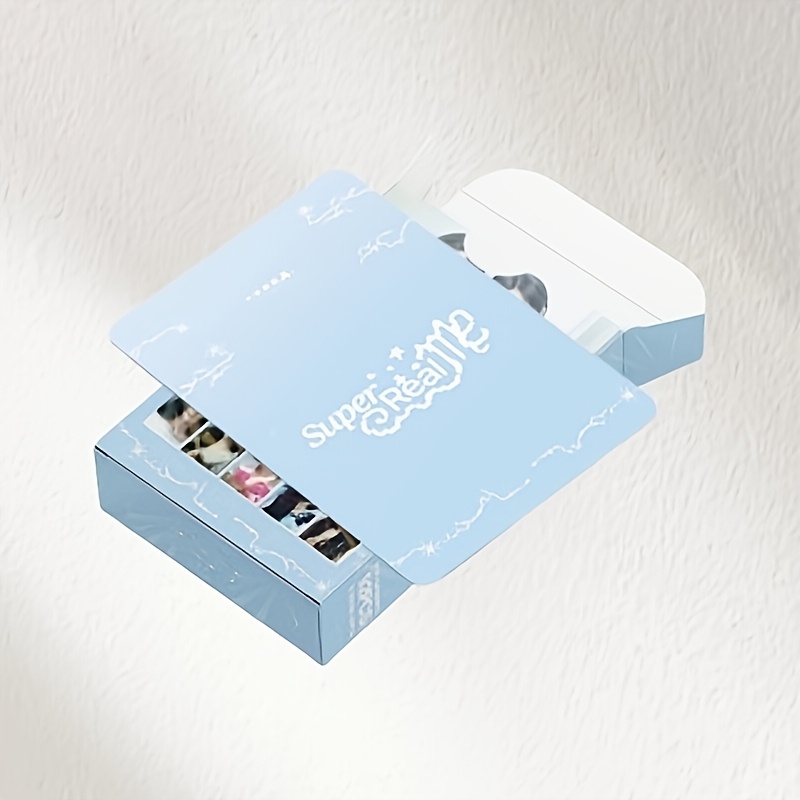 E-shop 92 I-L-L-I-T Gruppen-Debütalbum "SUPER " Doppelseitige Fotokarten-Aufkleber - 32 Aufkleber, 60 Fotokarten, zum Dekorieren von Tagebüchern oder