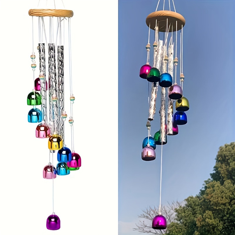 

4-tube Wind Chimes Holiday Gift Bell Wind Chimes Hanging Garden Balcony Decorations