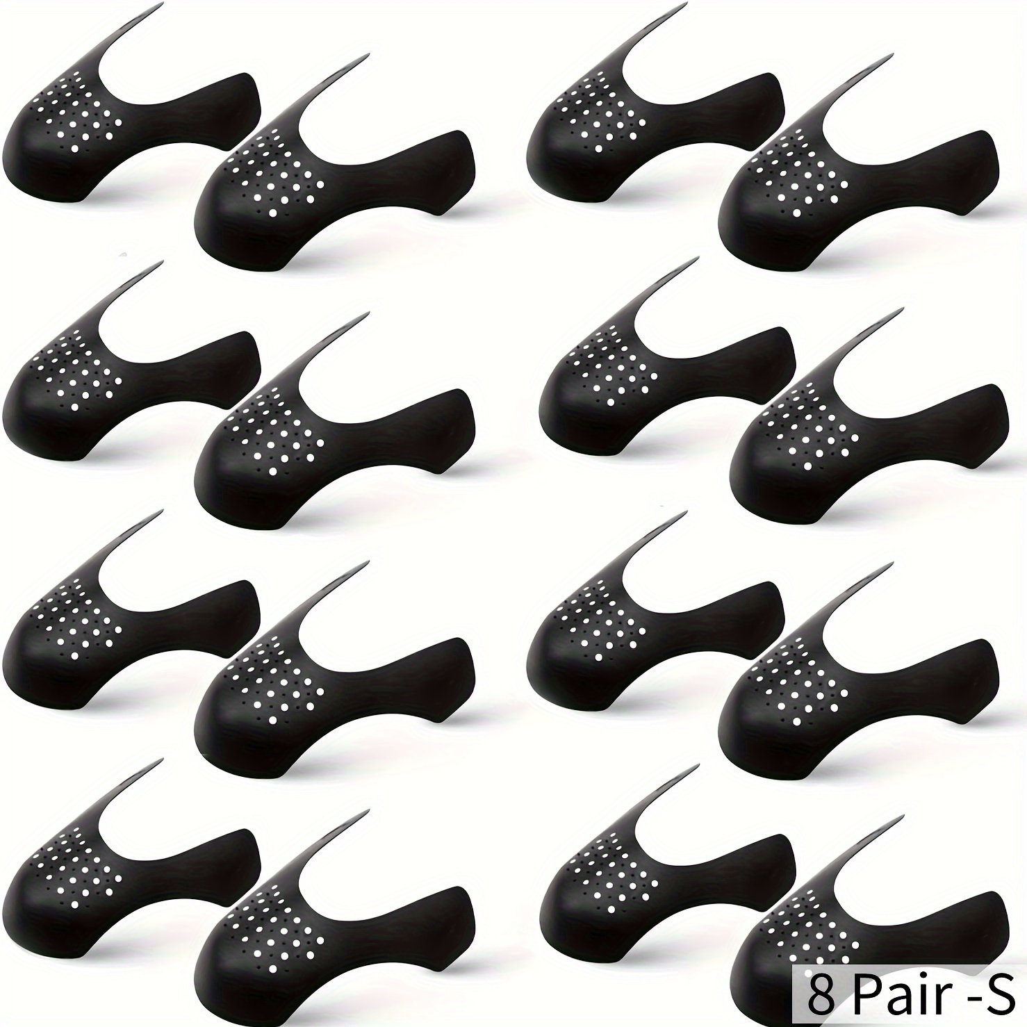 TEMU Protection Anti-Pli pour Chaussures, 8 Paires de Protections Anti-Pli pour Empêcher des Baskets pour [Taille Femme US 5.5-9, Taille Homme US