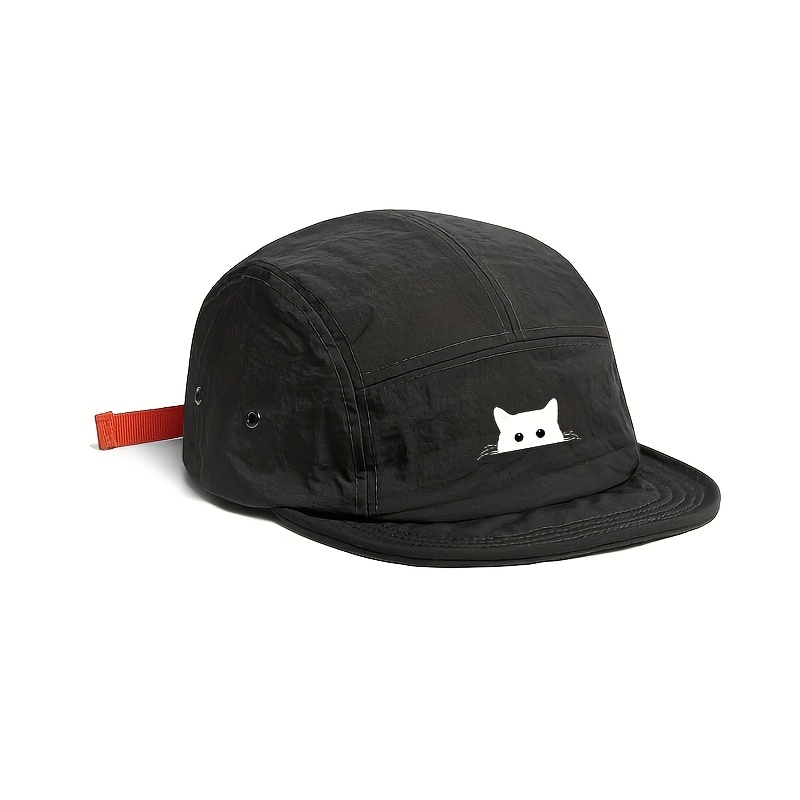 TEMU 1pc Men's Soft Top Baseball , Vintage Unisex Fashion Outdoor Hat With Adjustable Brim For Sports, Fishing, Camping