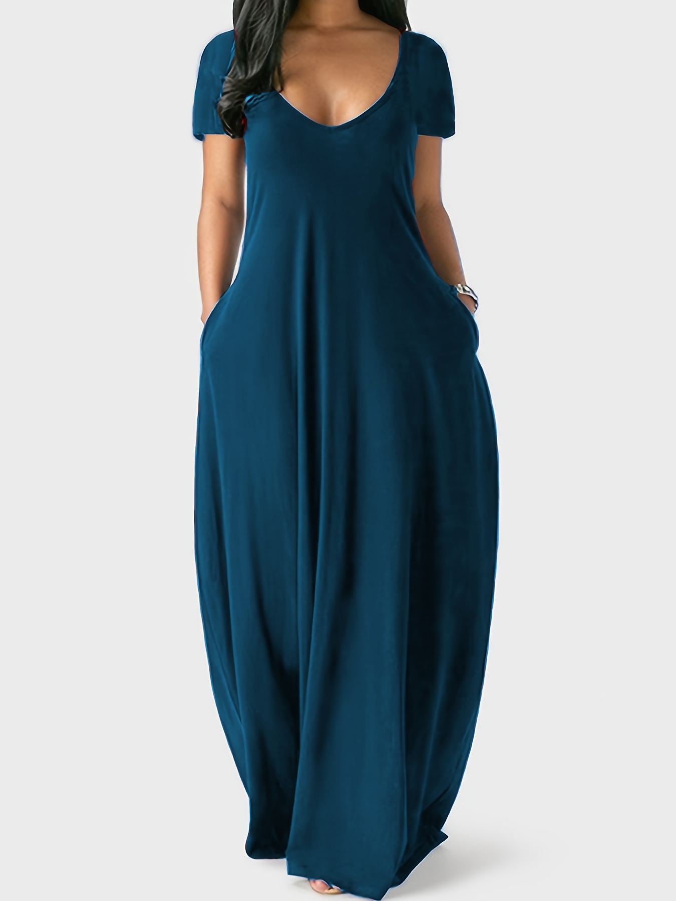 knee length dresses for ladies 01 White / L