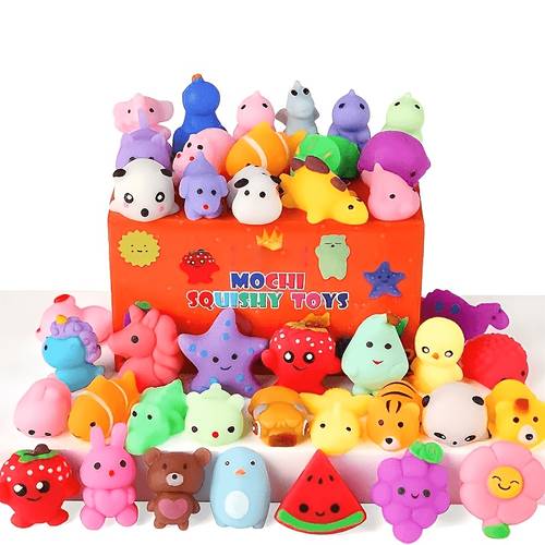 40pcs of cute rice soft toys multi color cute small soft toys party gifts small soft suitable as party gifts cat toys filling materials for christmas bags random colors and styles