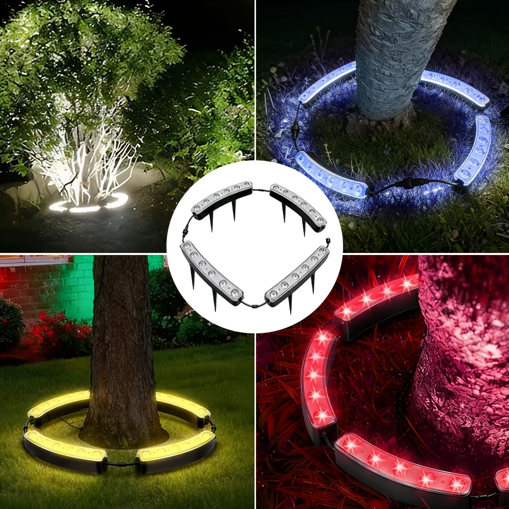 Temu – TEMU Outdoor Solar Tree Lamp And Lawn Lamp, Suitable For Courtyard Lighting, Landscape Lighting, And Large Potted Plant Lighting