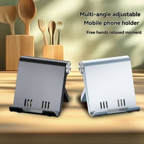 1 portable foldable phone stand made of abs material suitable for smartphones and tablets for storage and carrying