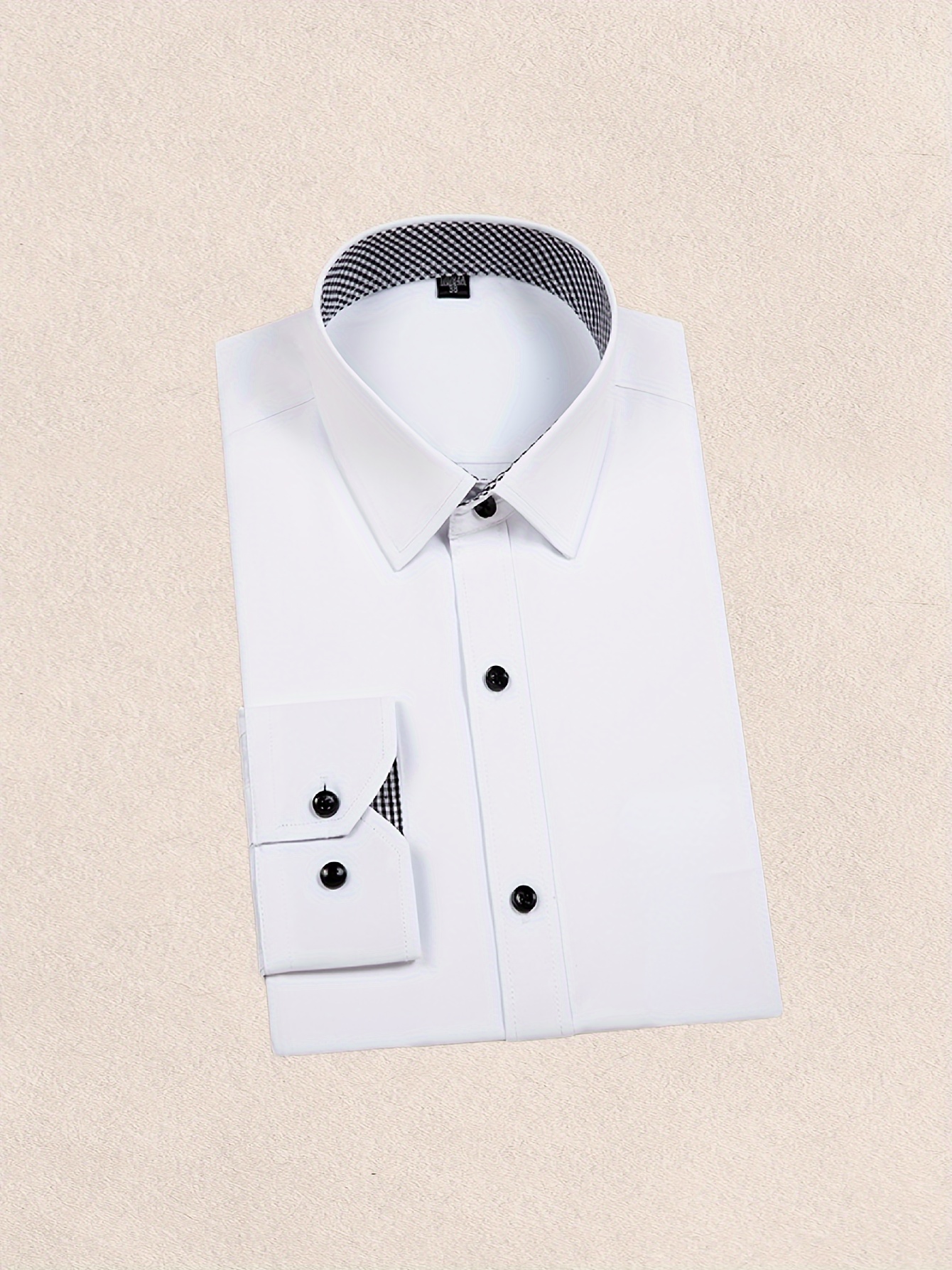 mens long sleeve dress shirt executive shirt business formal - Temu