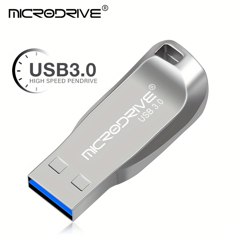TEMU Memoria USB MiCRODRIVE CZ50 Metal 3.0, con carcasa metálica extremadamente resistente y táctil. USB 3.0 para transferencia rápida de entre