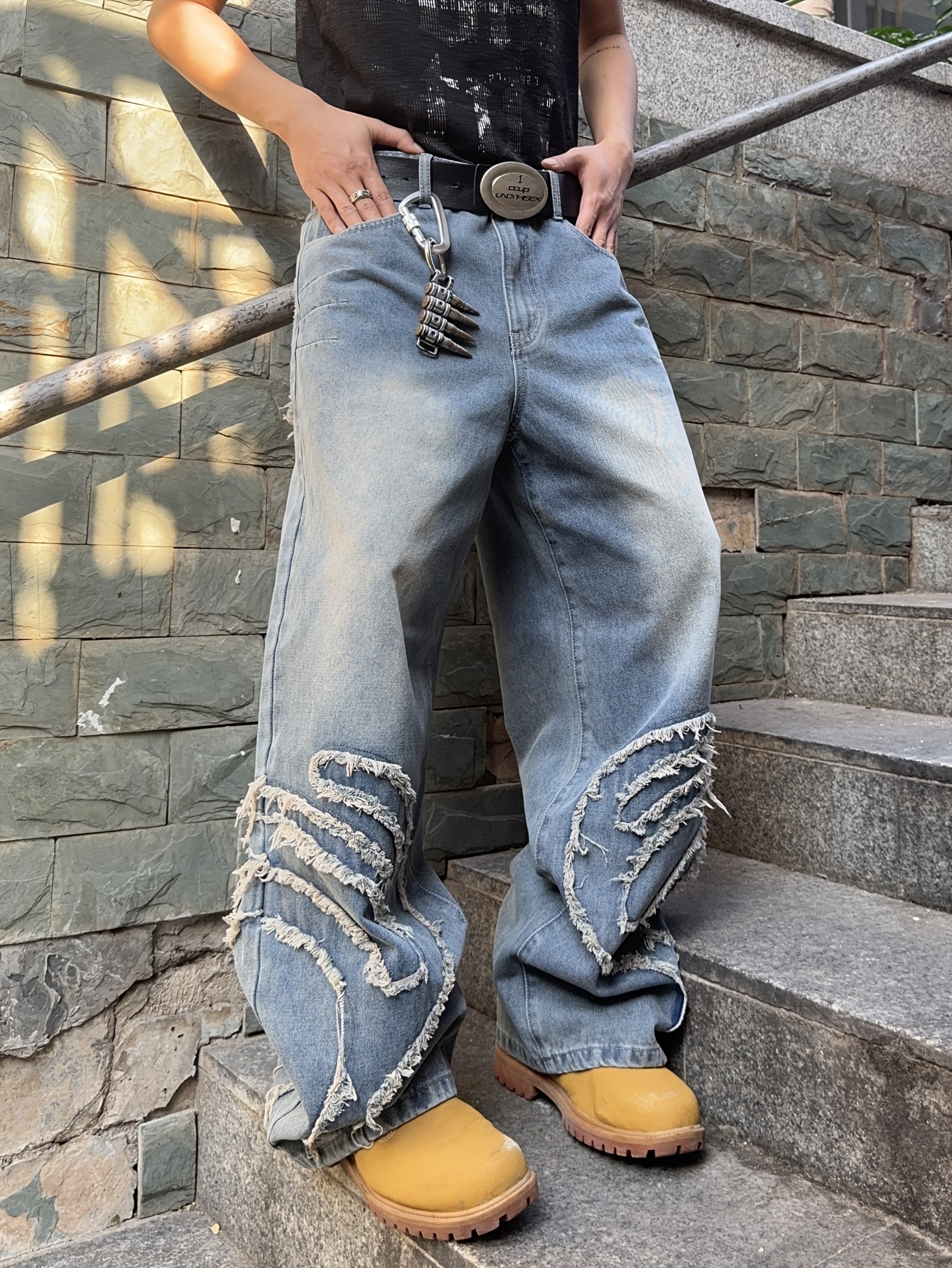 Wide Leg Jeans Lider Mujer Lider Jeans Hombre Pantalones Anchos