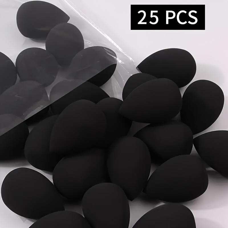 TEMU 25 Piezas Set de Esponjas de Maquillaje Mini, Esponjas Multicolor para Maquillaje, Aplicadores de Base y Corrector de Formas, Sin , Adecuadas