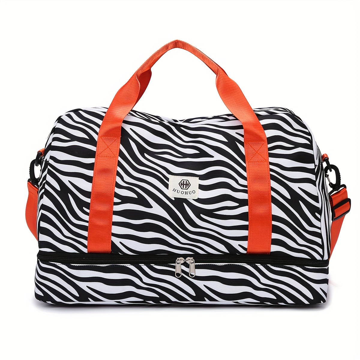 Image of Large Capacity Travel Crosssbody Bag For Women, Fits On Trolley Suitcase, Sports Fitness Bag, Business Luggage Organizer
