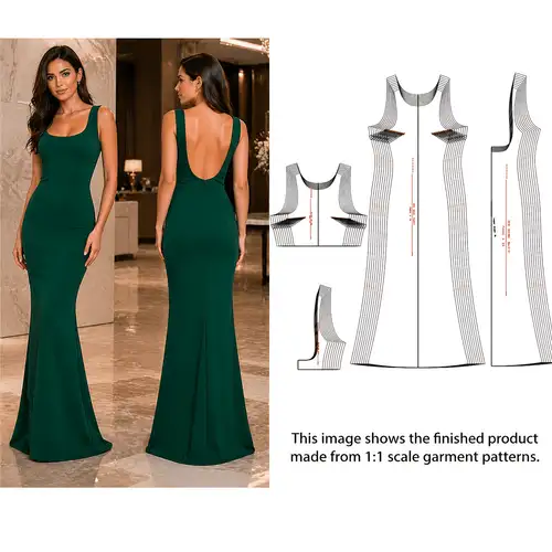 1:1 Scale Ladies Dress Sewing Patterns Suitable for Handmade Dresses - Paper Templates with Full Dress * * Making for Beginners, Relax Gift for Women, Fashionable Outfits for Sewing Enthusiasts 1:1 Scale Ladies Dress Sewing Patterns Suitable for Handmade Dresses - Paper Templates with Full Dress * * Making for Beginners, Relax Gift for Women, Fashionable Outfits for Sewing Enthusiasts
