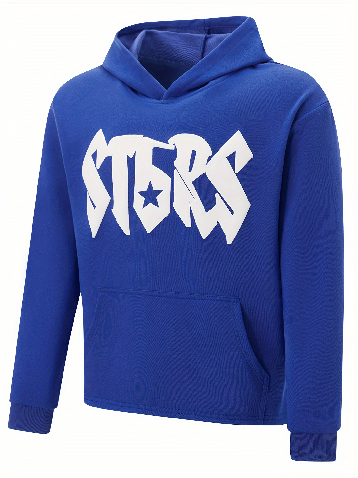 men's punk hoodie loose letter number print long sleeve - Temu