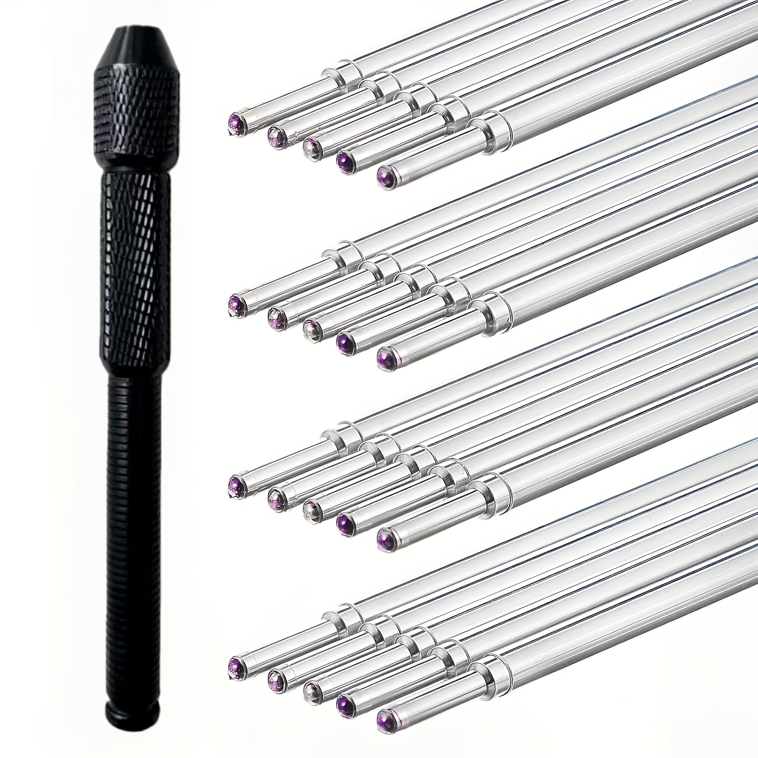 TEMU 21 Pezzi Set di per Tatuaggi, Penne per Marcatura , Penne per Trasferimento Tatuaggi, Penne per Posizionamento , Penne da Disegno in Alluminio