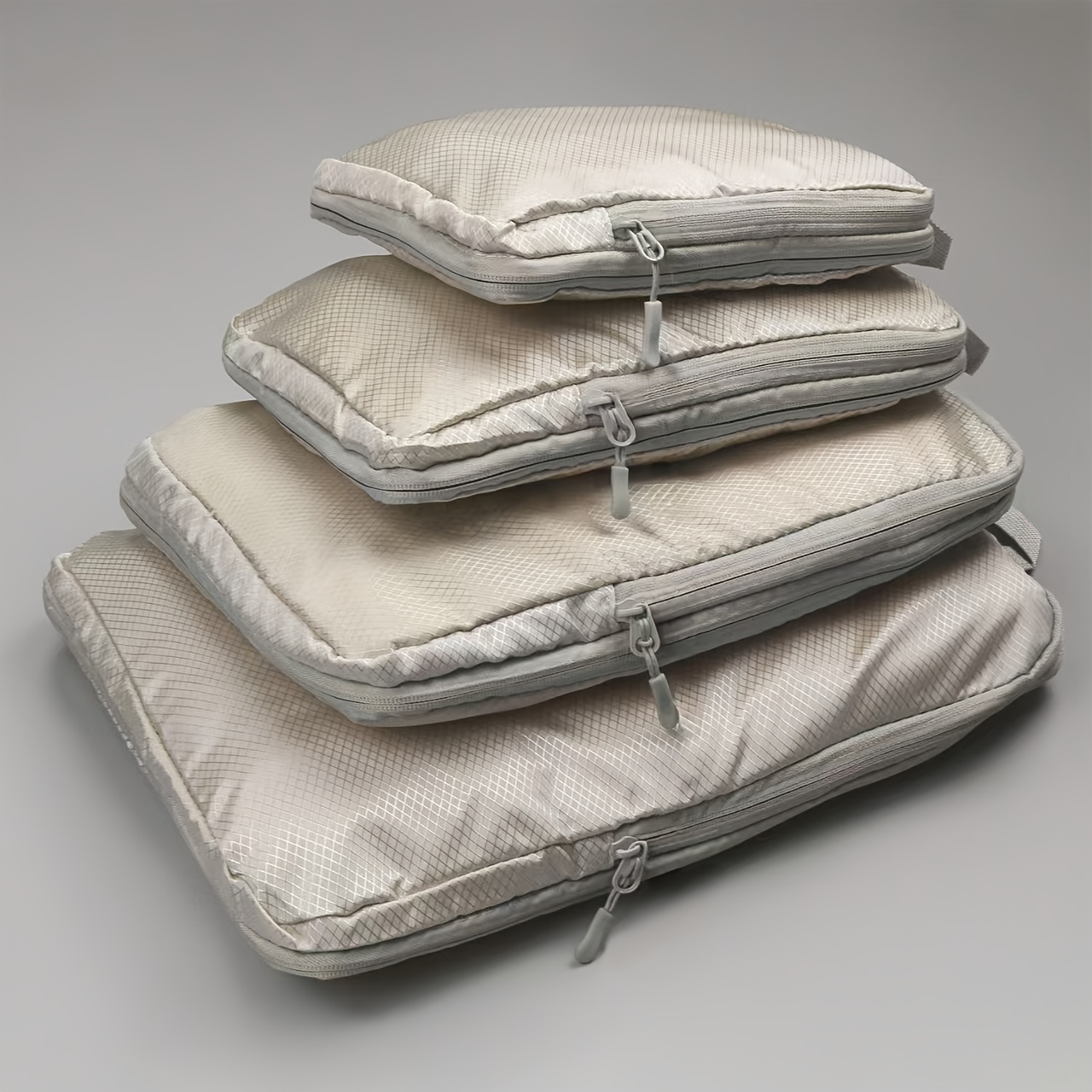 TEMU A Set Of 4pcs Four-piece Set Or Mesh Four-piece Set, Compressed For Easy Carrying