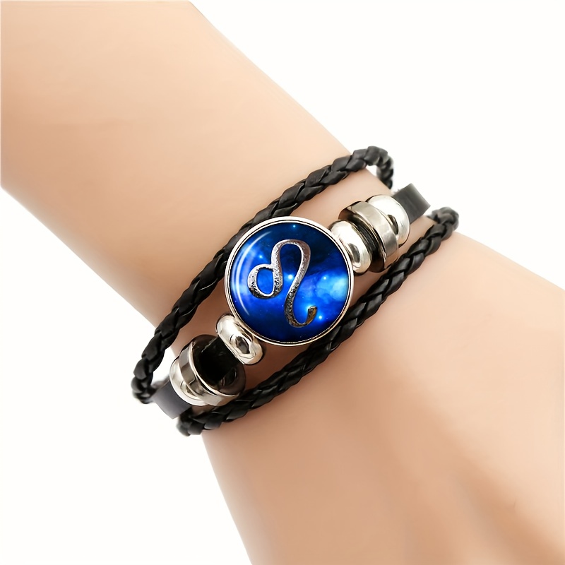 Silvery Scorpio Symbol Starry Sky Wristband